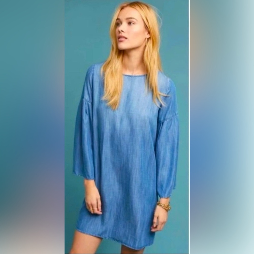 Cloth & Stone Chambray Dress by Anthropologie
